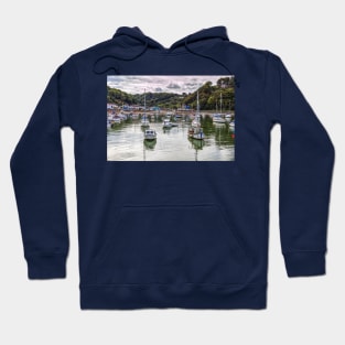 Lower Fishguard Harbour, Fishing Boats, Pembrokeshire Hoodie